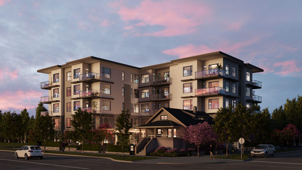 Presale Development in Cloverdale. Chronicle by Tangerine Developments boasts modern living in a one-of-a-kind heritage setting. 